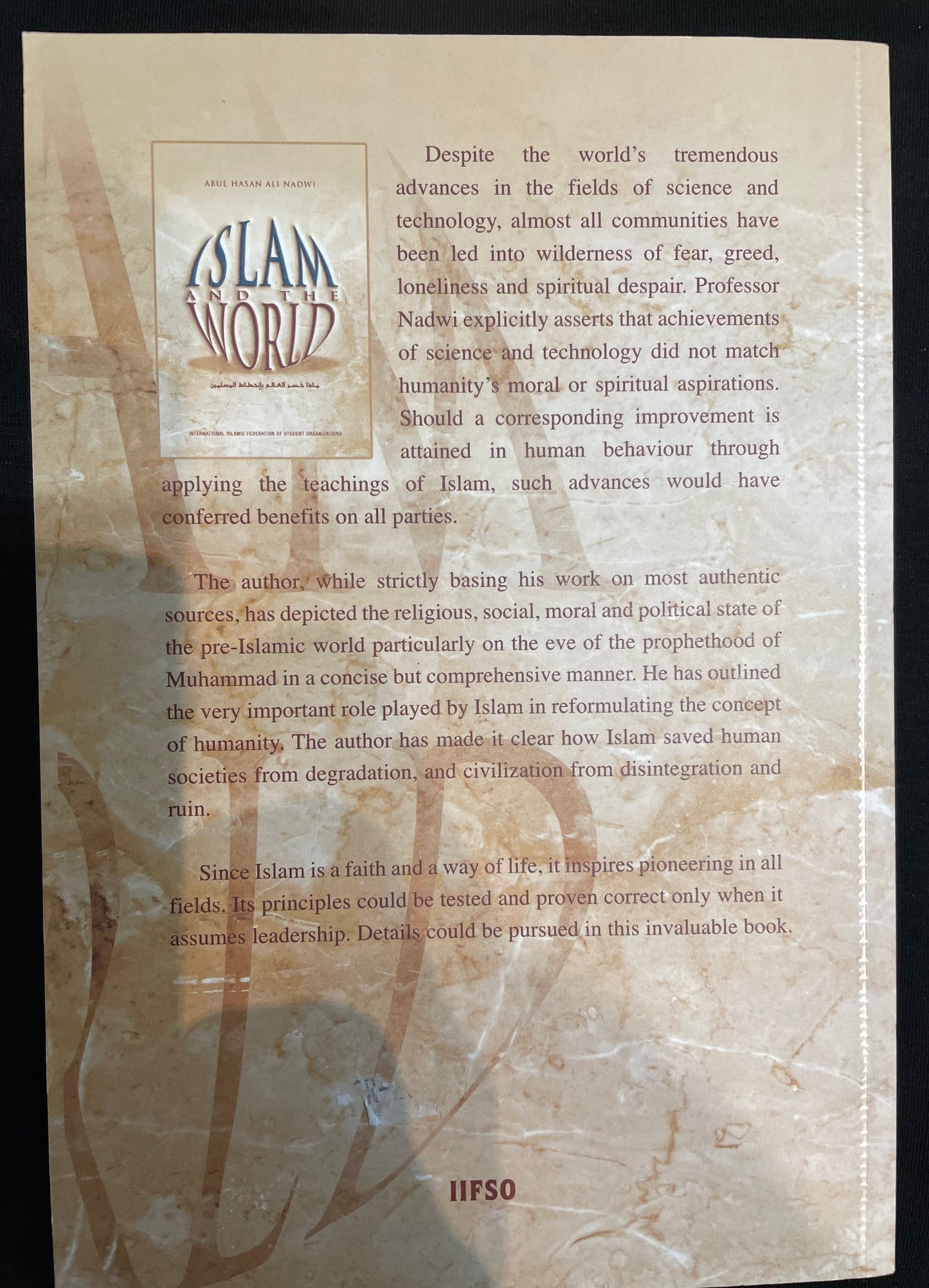 ISLAM AND THE WORLD| BY ABUL HASAN ALI NADWI| IIPH