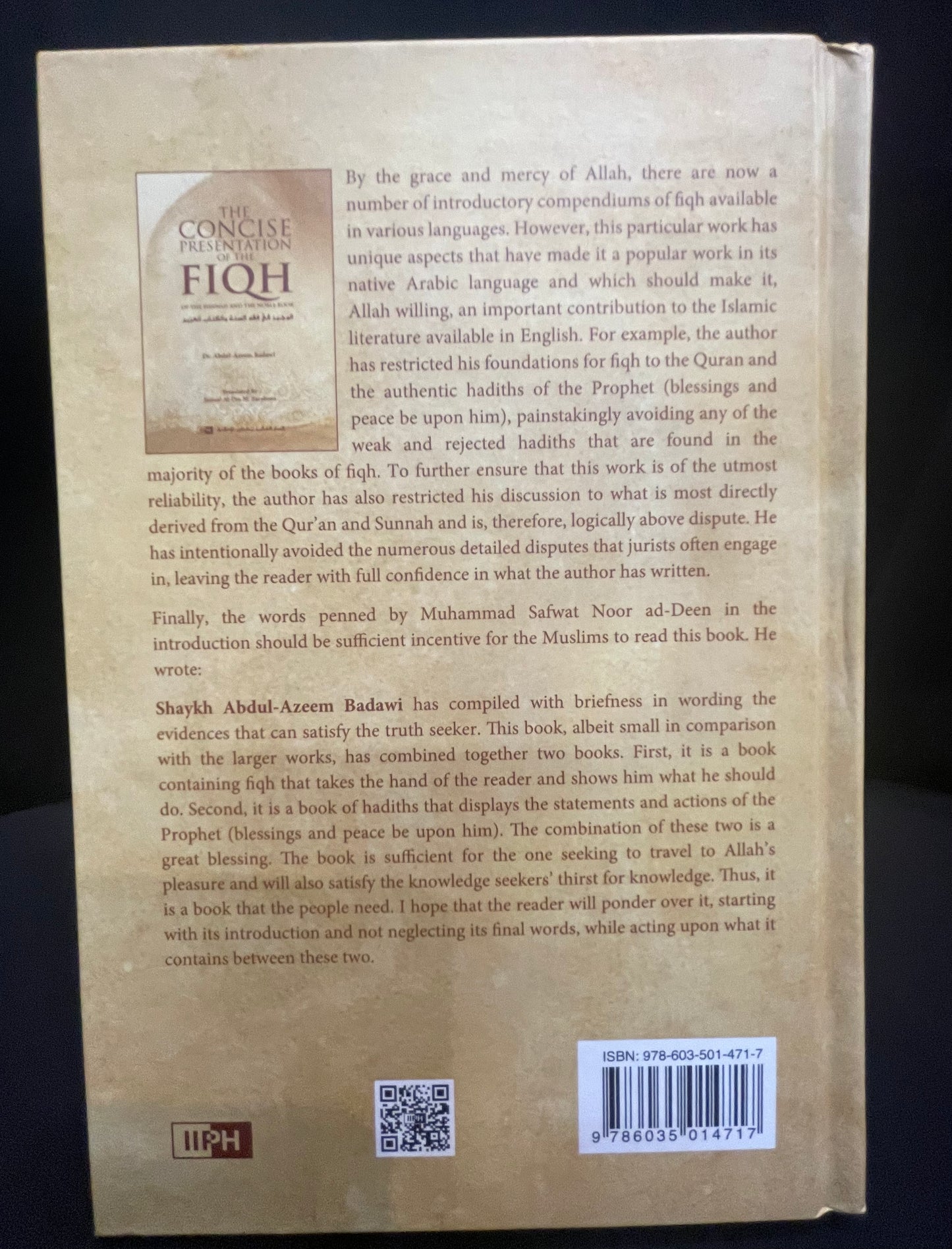 THE CONCISE PRESENTATION OF THE FIQH|OF THE SUNNAH AND THE NOBLE BOOK
