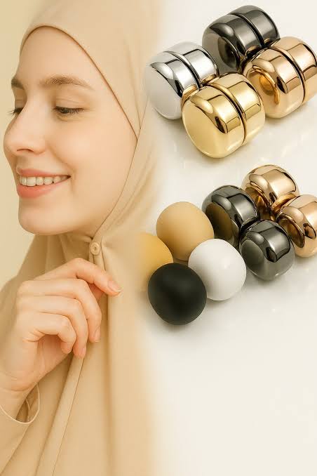 HIJAB MAGNET PIN SET| 2 pairs