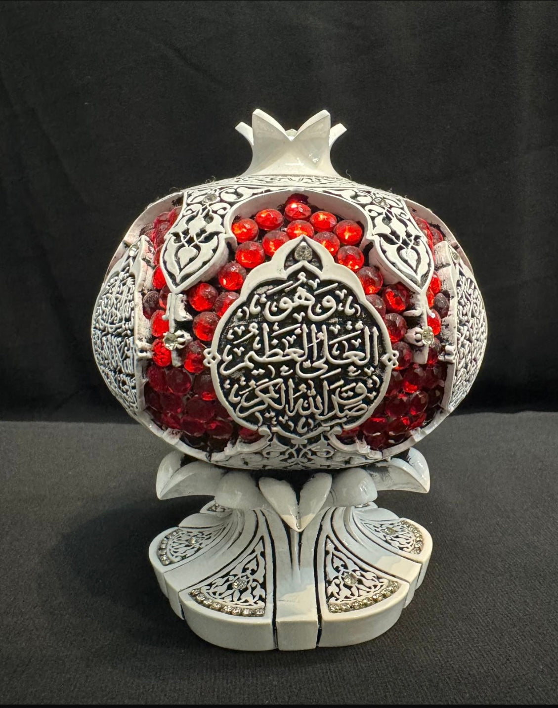 AYATUL KURSI IN POMEGRANATE DESIGN ISLAMIC DECOR