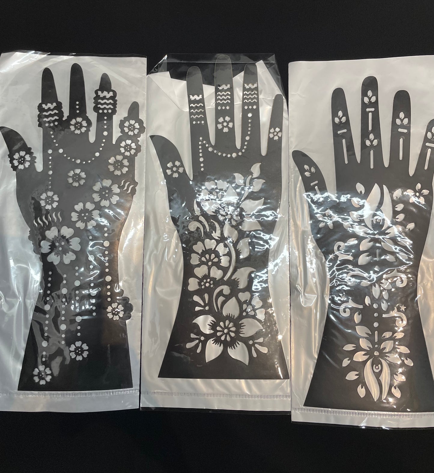 HENNA TEMPORARY TATTOO STENCILS