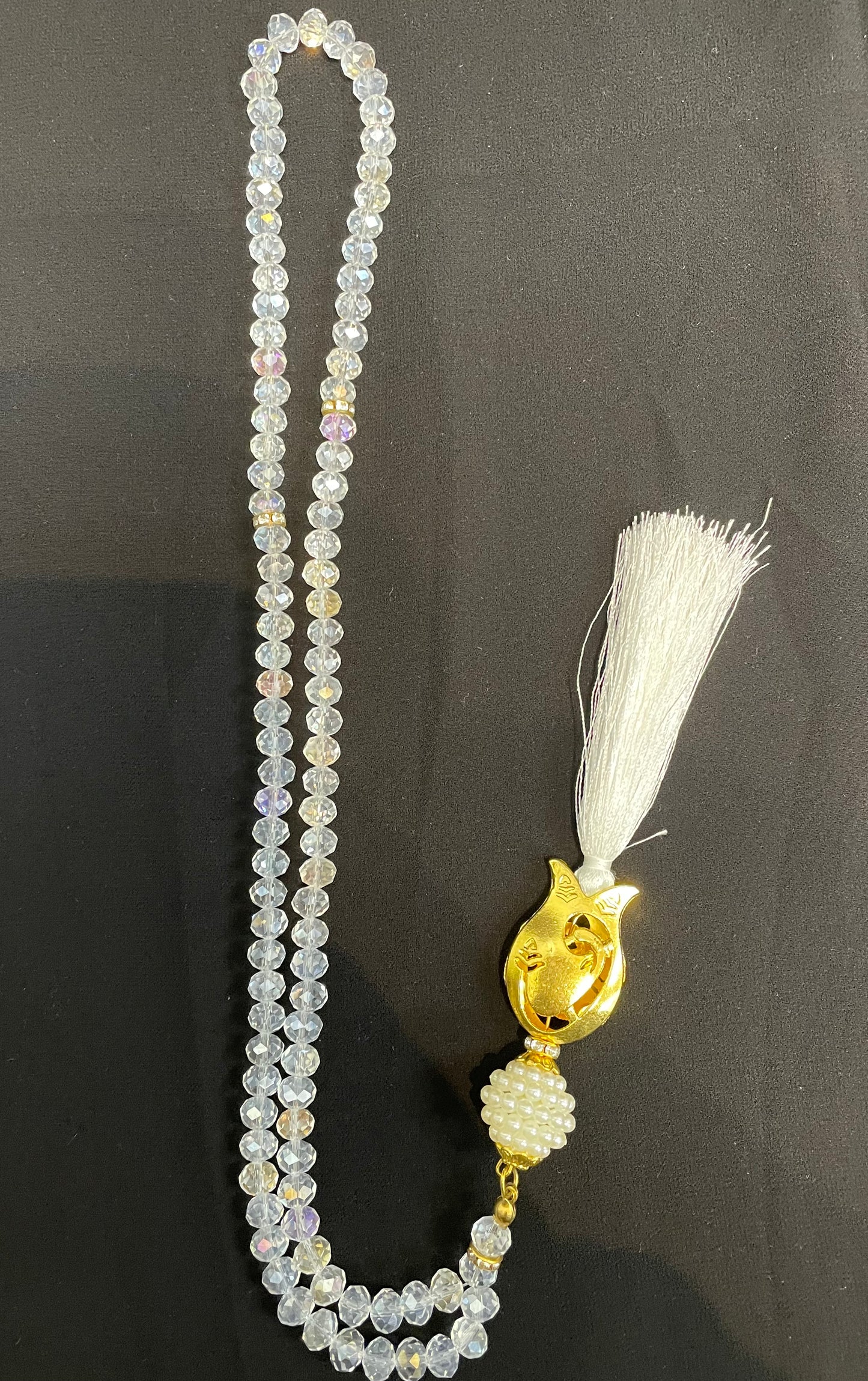 TASBIH/PRAYER  BEADS IN CRYSTAL DESIGN| 100 BEADS