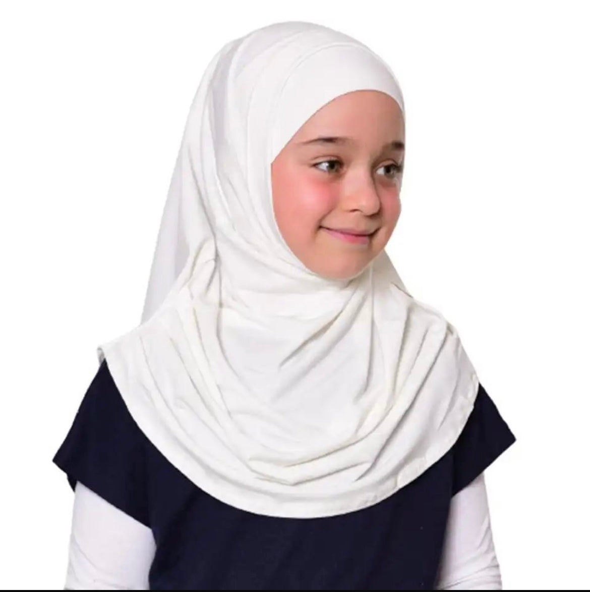 KIDS JERSEY COTTON HIJABS| SIDE STITCHED DESIGN