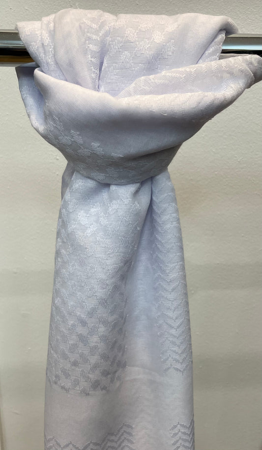 SHEMAGH SCARF| WHITE