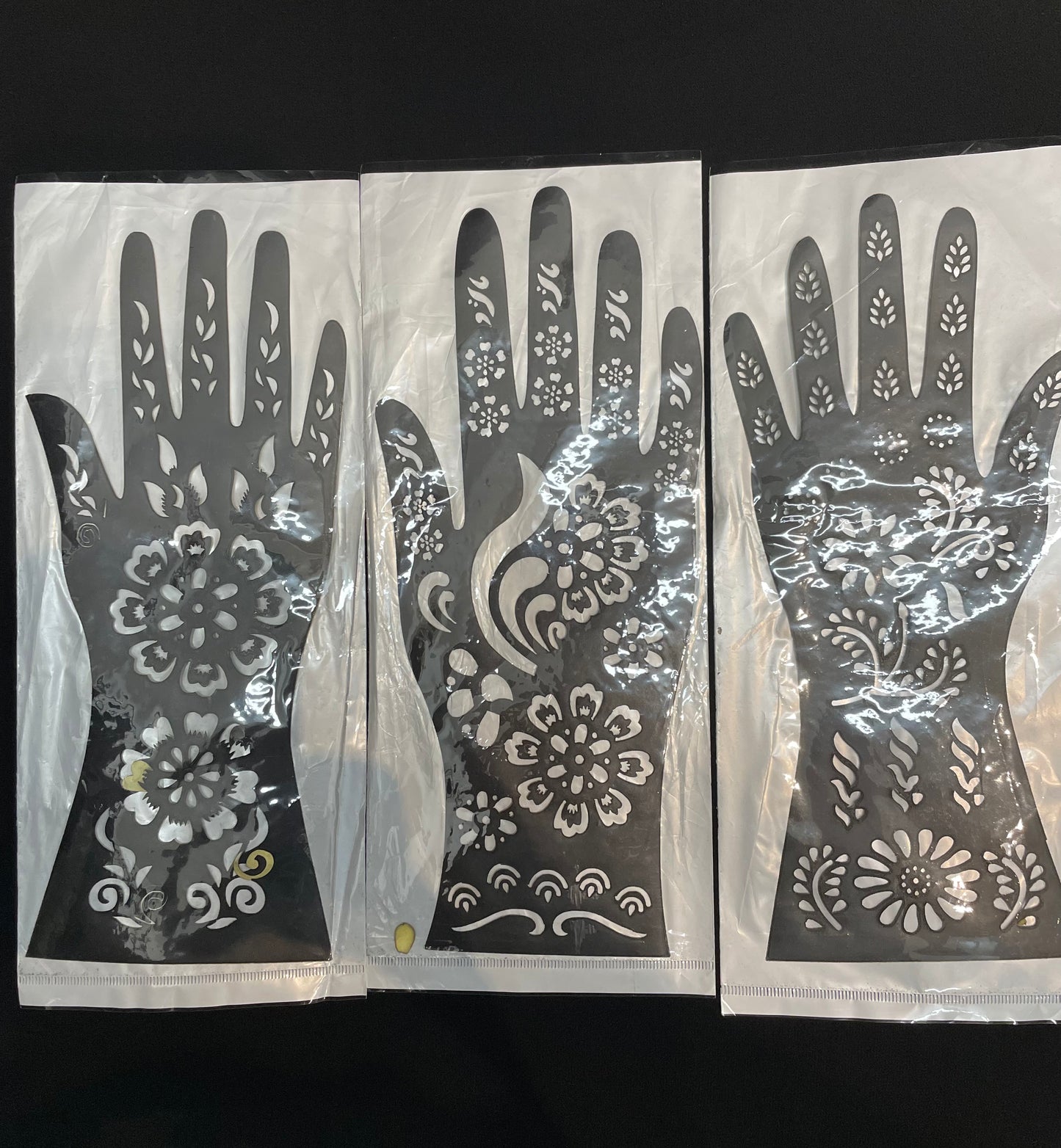 HENNA TEMPORARY TATTOO STENCILS