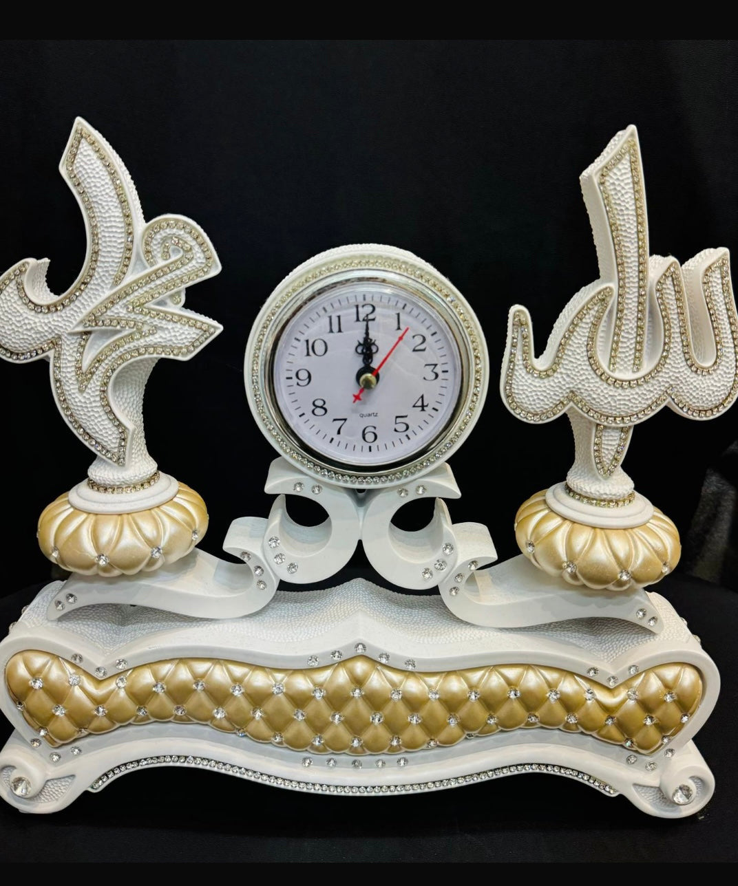 ALLAH(SWT)&MUHAMMAD(PBUH) ISLAMIC DECOR| DESK TOP CLOCK