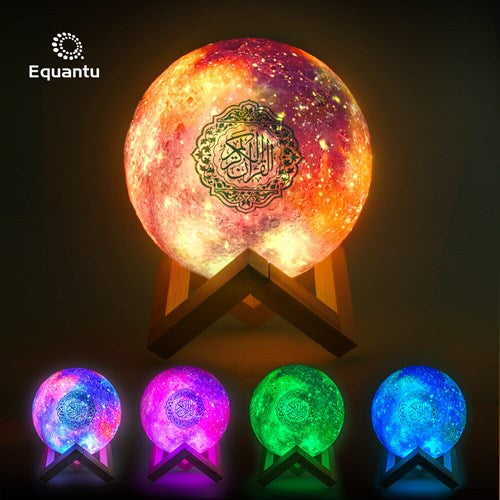 GALAXY MOON LAMP QURAN SPEAKER QB512