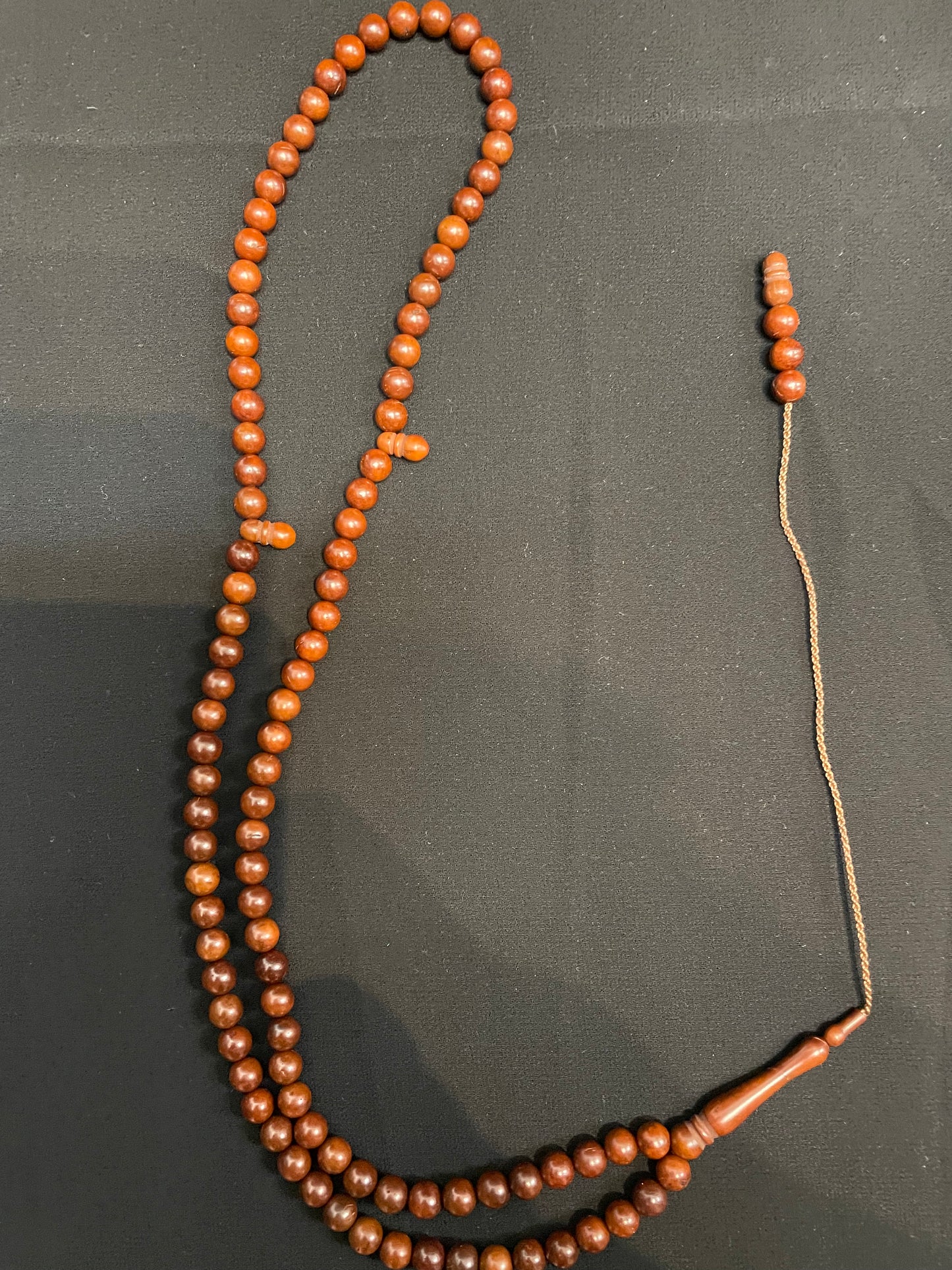 TASBIH/PRAYER BEADS IN WOODEN COLOUR| 100 BEADS