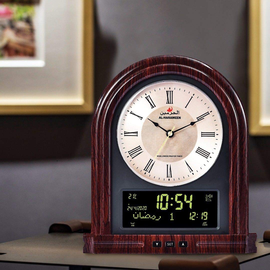 AL HARMEEN ELECTRONIC DIGITAL TABLE AZAN CLOCK HA-7041