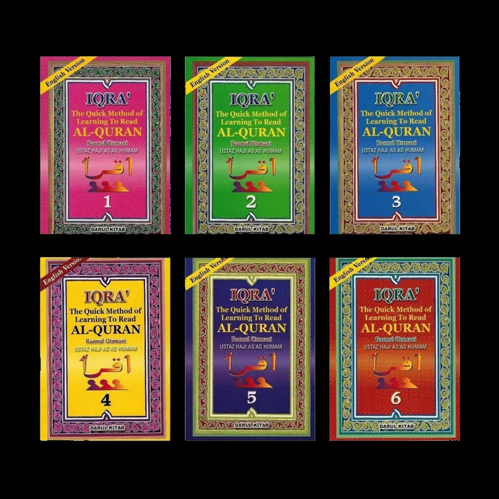 COMPLETE IQRA (SET OF 6 BOOKS)