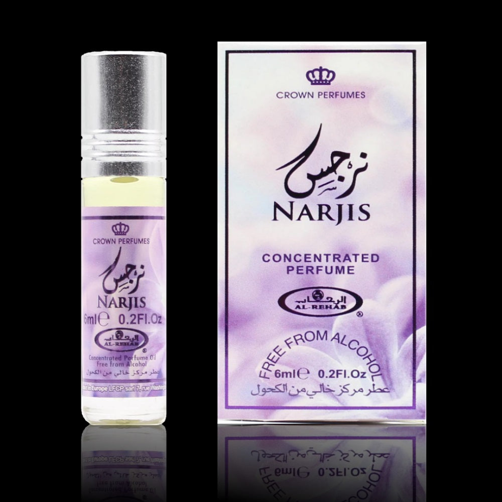 NARJIS CONCENTRATED PERFUME AL-REHAB ALCOHOL FREE