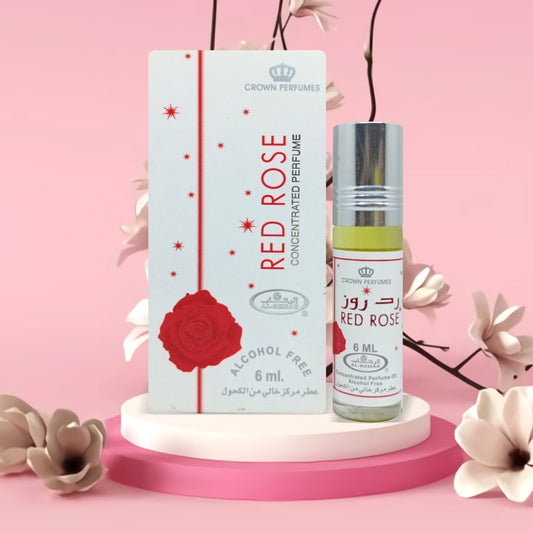 RED ROSE CONCENTRATED PERFUME AL-REHAB ALCOHOL FREE