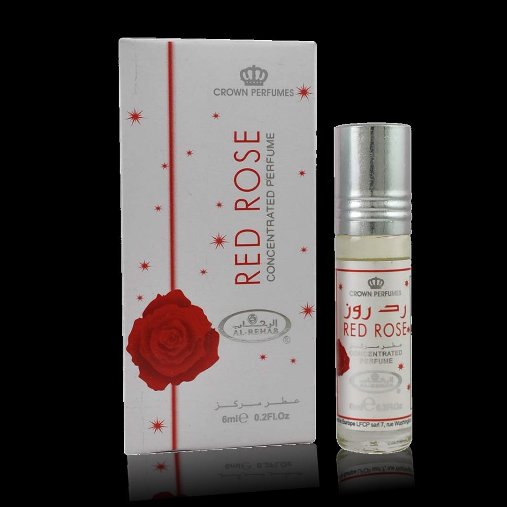 RED ROSE CONCENTRATED PERFUME AL-REHAB ALCOHOL FREE