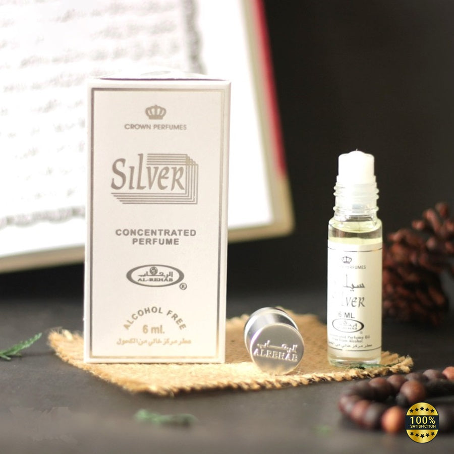 SILVER CONCENTRATED PERFUME AL-REHAB ALCOHOL FREE