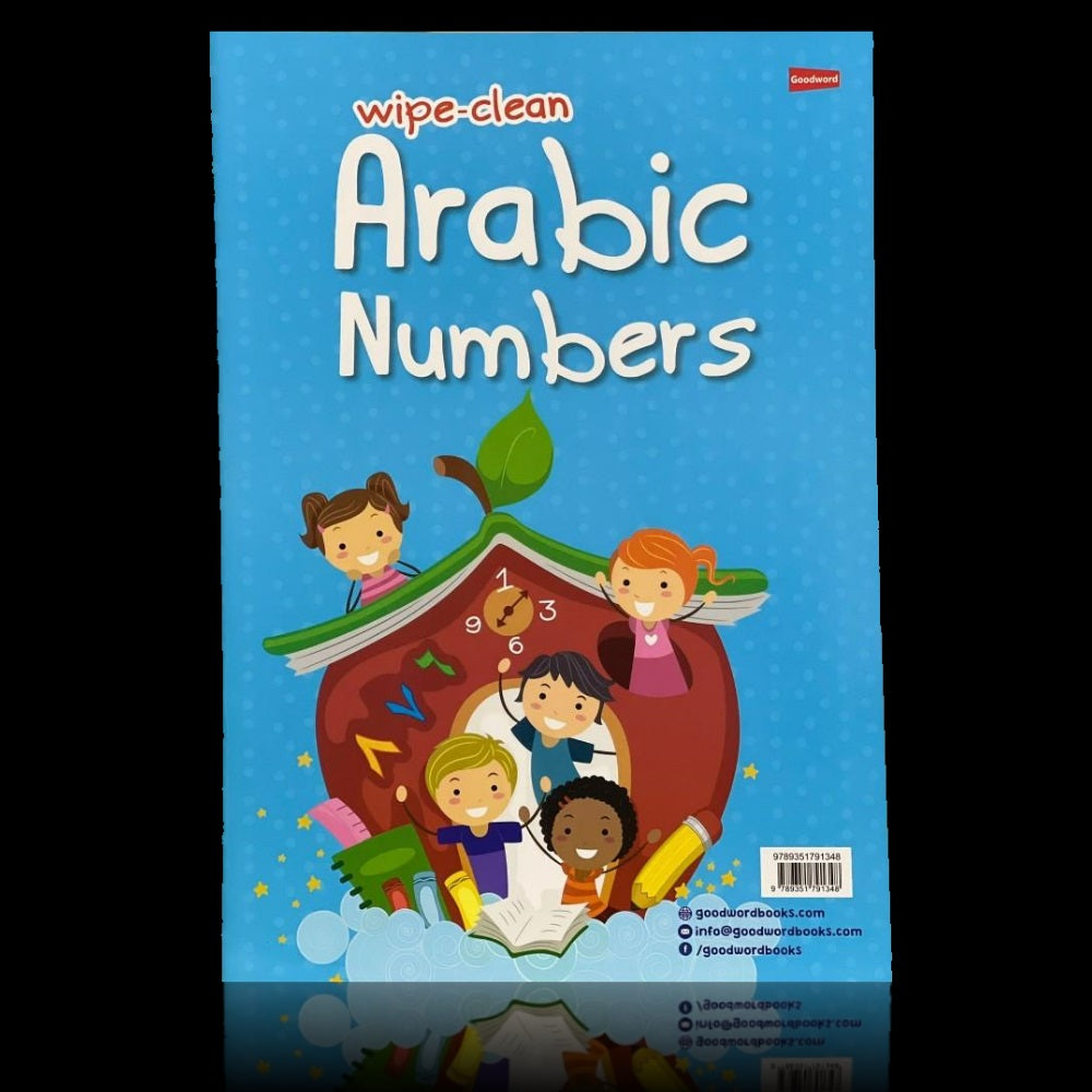 WIPE AND CLEAN ARABIC NUMBERS