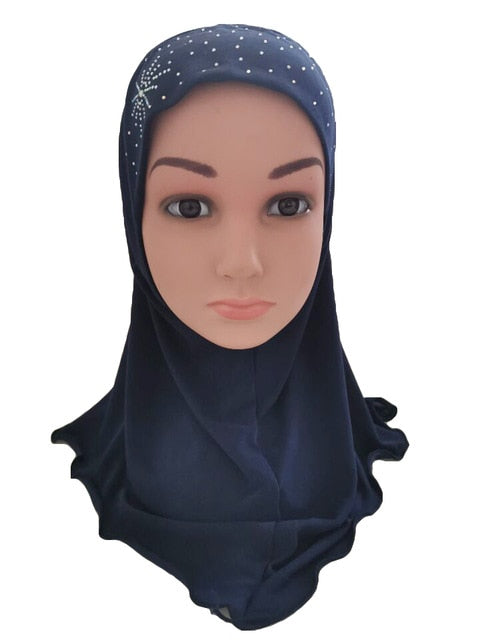 KIDS INSTANT HIJABS IN RHINESTONES