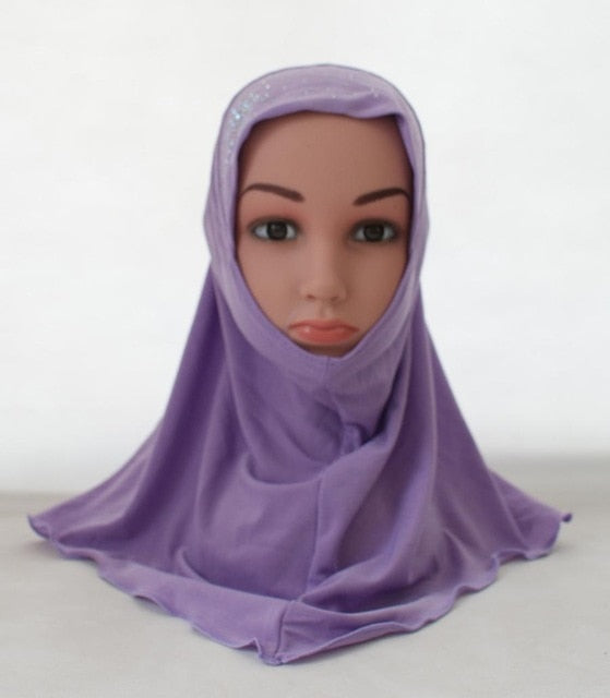 KIDS INSTANT HIJABS IN RHINESTONES