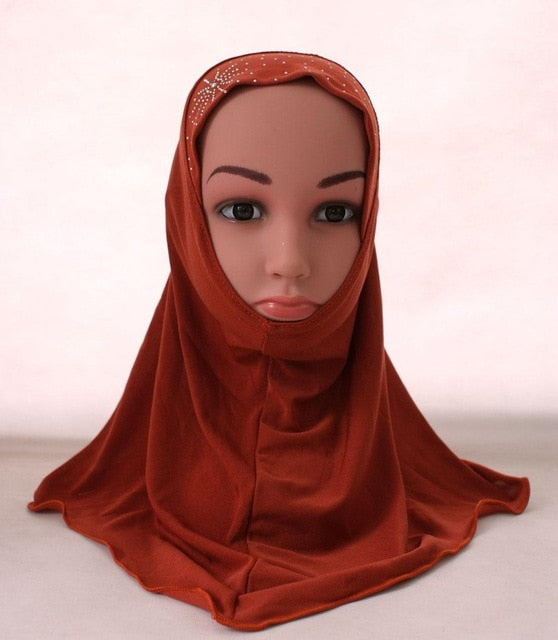 KIDS INSTANT HIJABS IN RHINESTONES