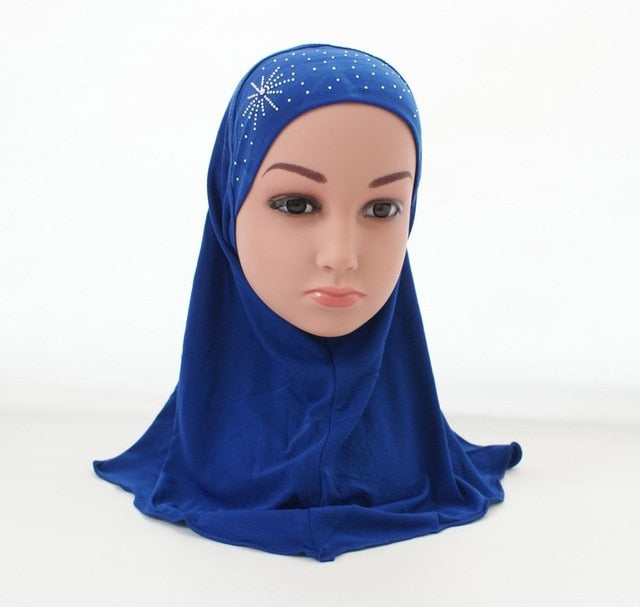 KIDS INSTANT HIJABS IN RHINESTONES