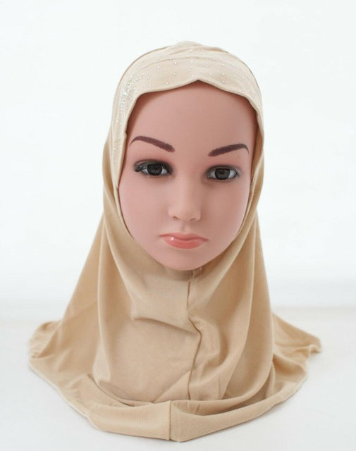 KIDS INSTANT HIJABS IN RHINESTONES