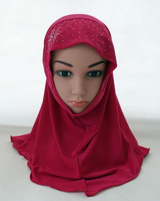 KIDS INSTANT HIJABS IN RHINESTONES