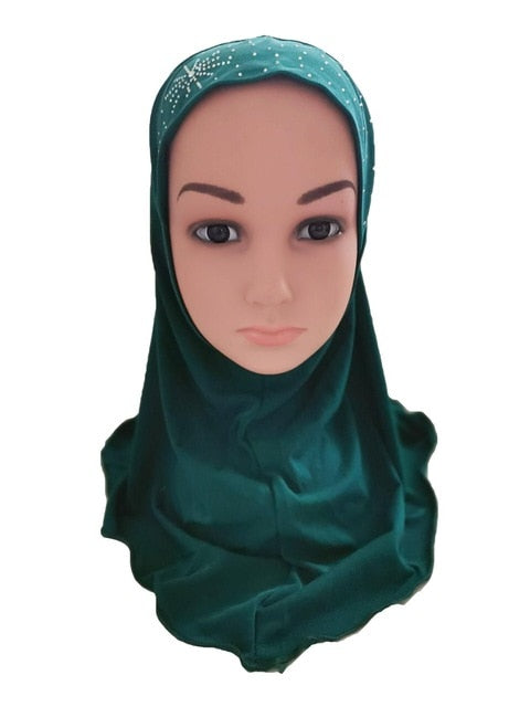 KIDS INSTANT HIJABS IN RHINESTONES